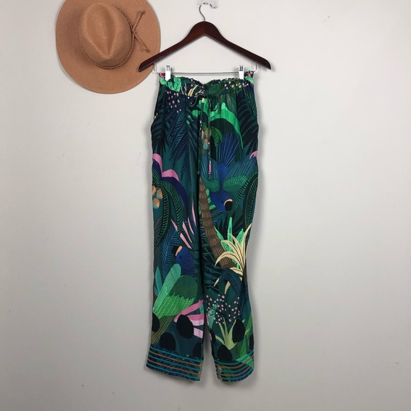 Anthropologie Farm Rio Tropique Pants Size S - Picture 4 of 10